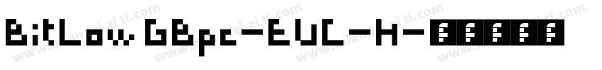 BitLow GBpc-EUC-H字体转换